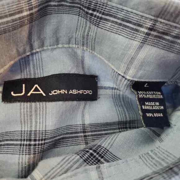 Nautica Tasso Elba Club Room John Ashford Men's L Casual Button Down Shirts 4ct - Picture 11 of 15